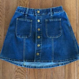 jean skirt